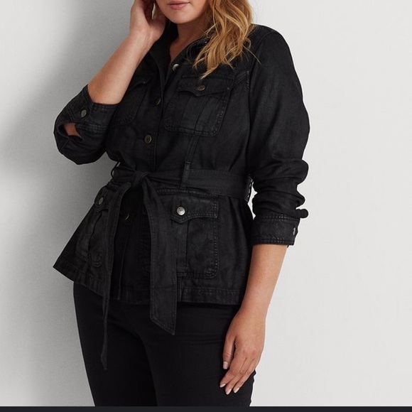 NWT Lauren Ralph Lauren Wax Coat Size 18W